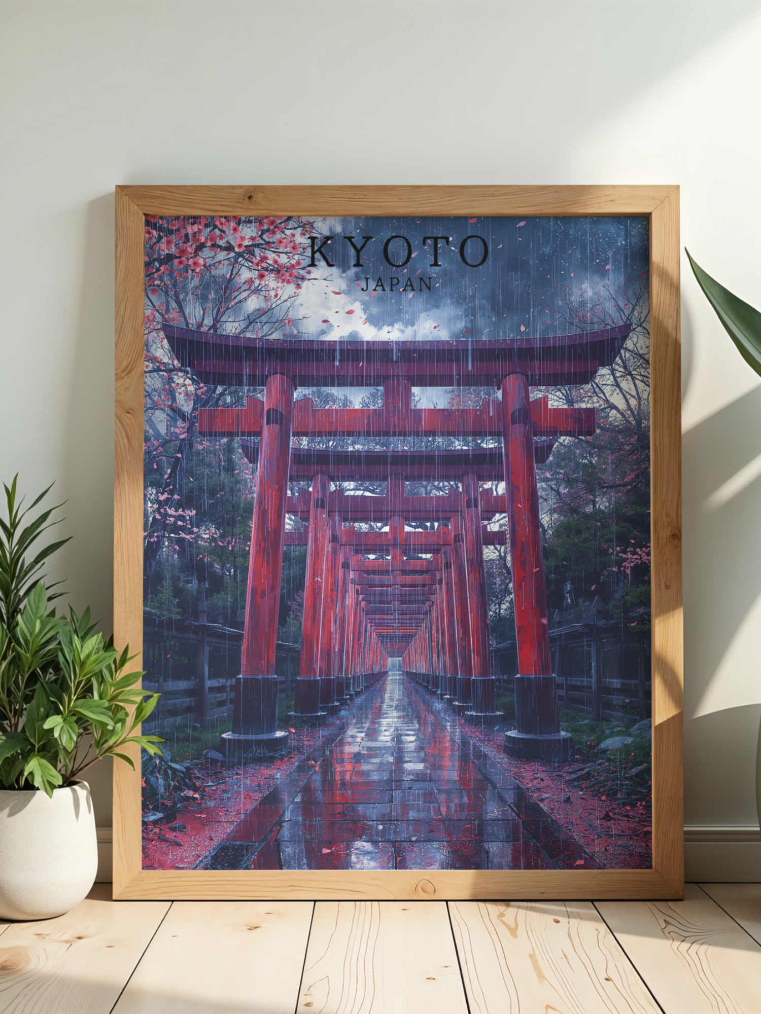 KYOTO — Torii éternels (40x60cm)