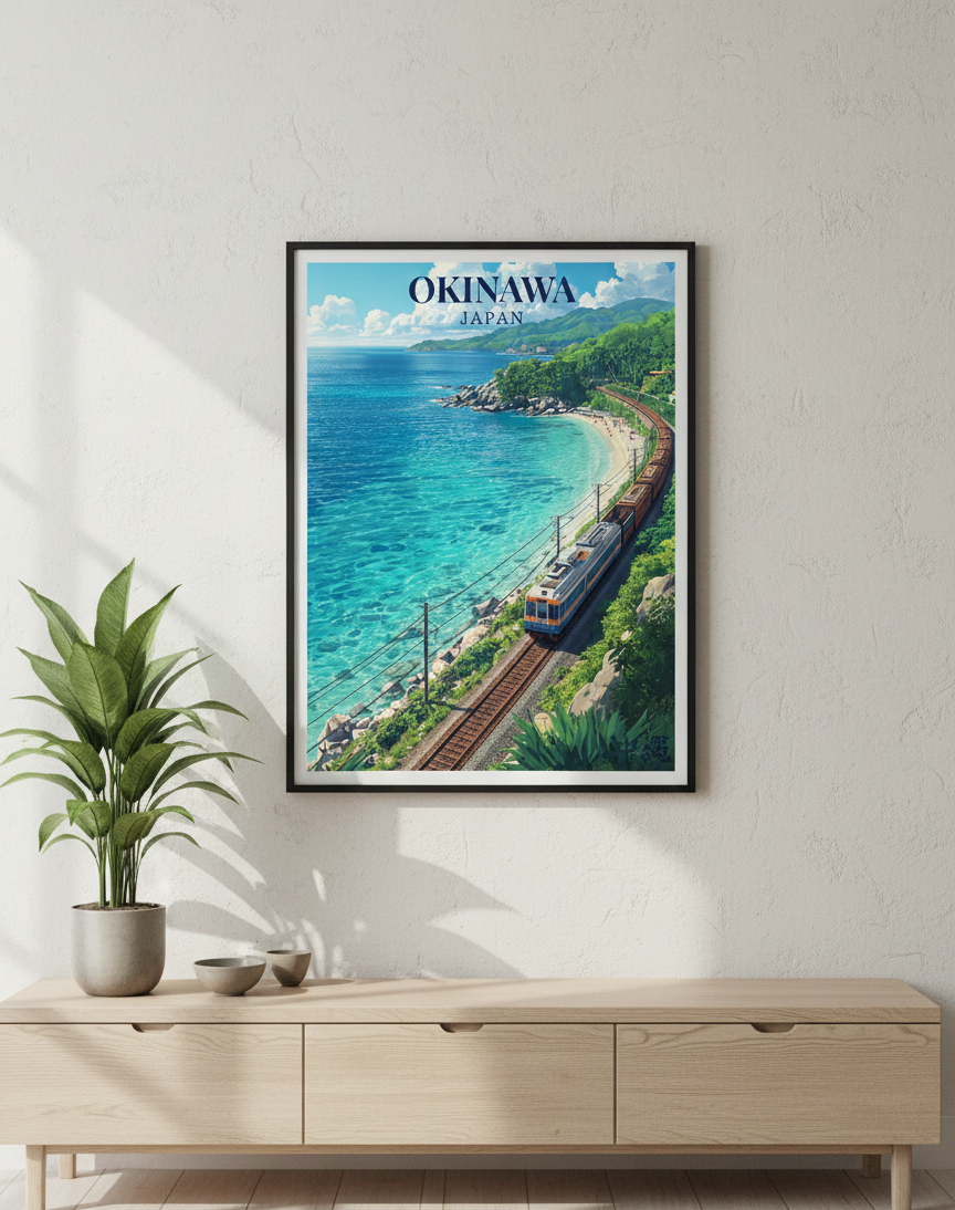 OKINAWA — Affiche japonaise