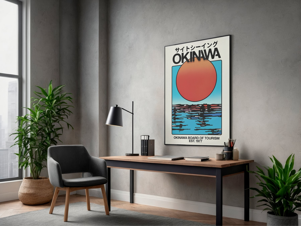 OKINAWA — Sunset Horizon | Japanese Travel Poster (40*60cm)