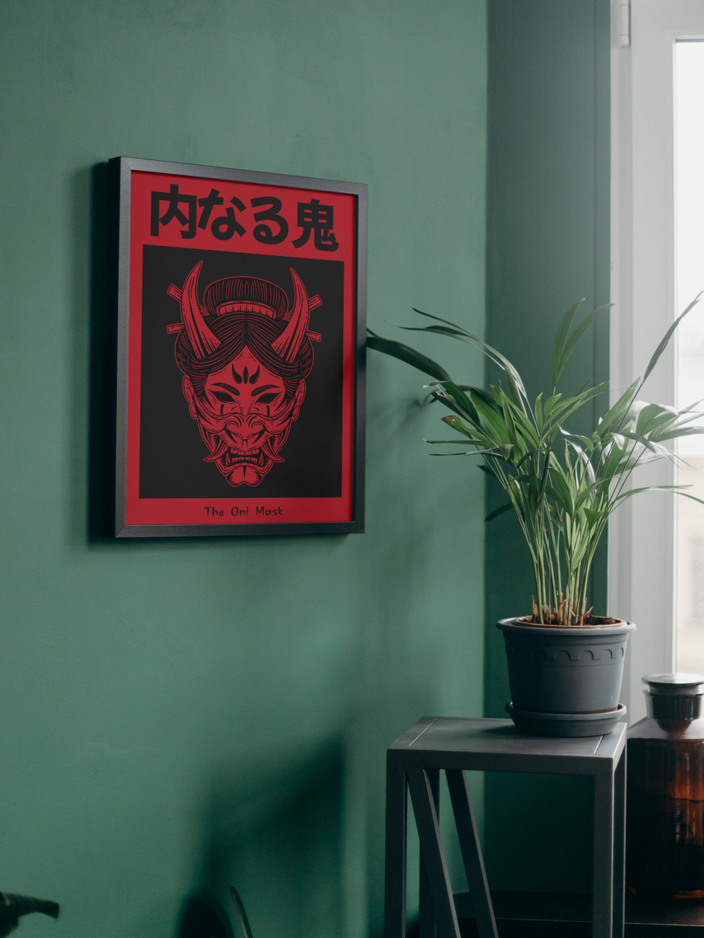ONI — The Mask | Red Edition Japanese Poster