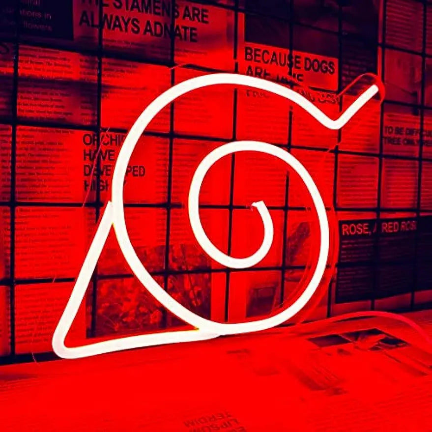 Néon Naruto –  Logo Konoha