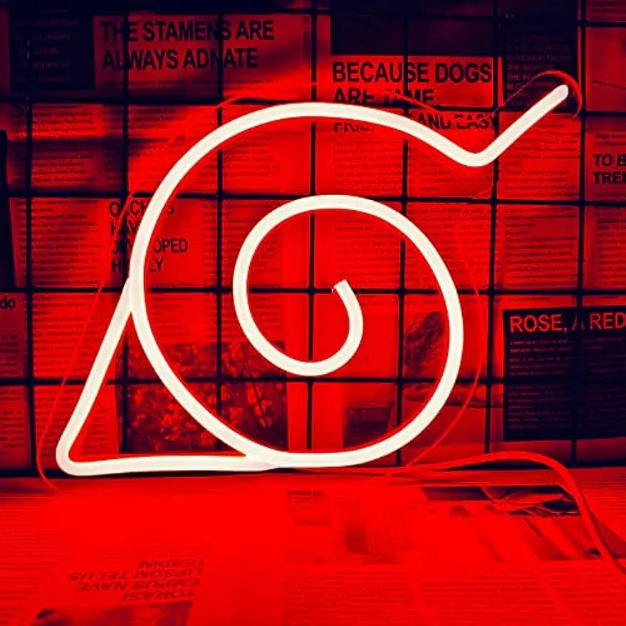 Néon Naruto –  Logo Konoha