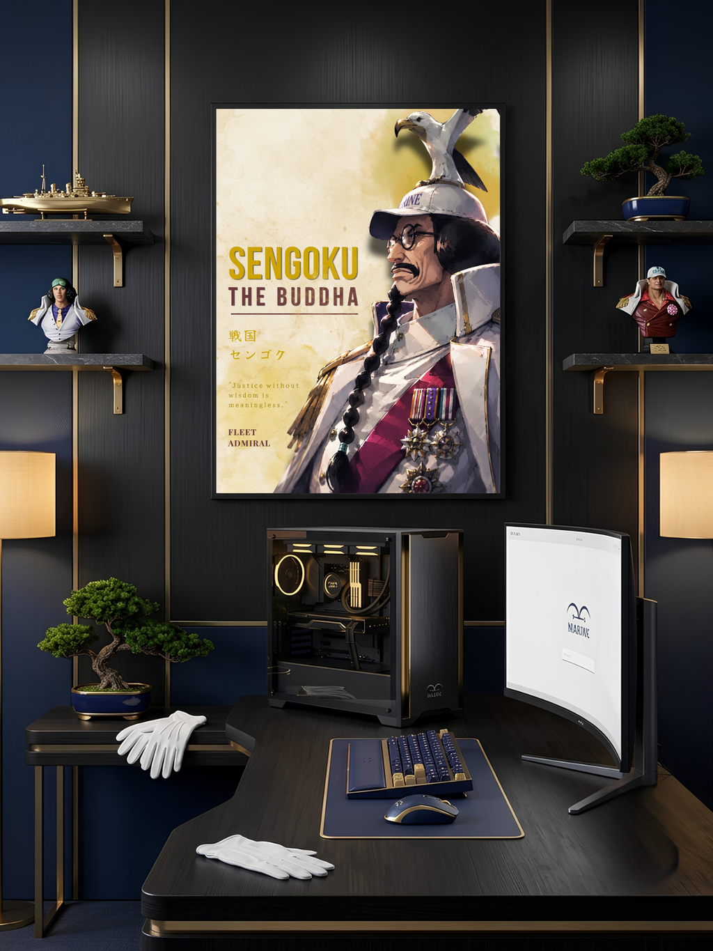 SENGOKU — The Buddha | One Piece Poster