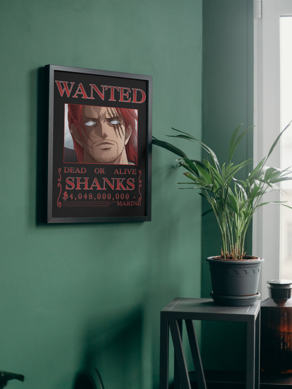 Affiche Wanted — Shanks le Roux