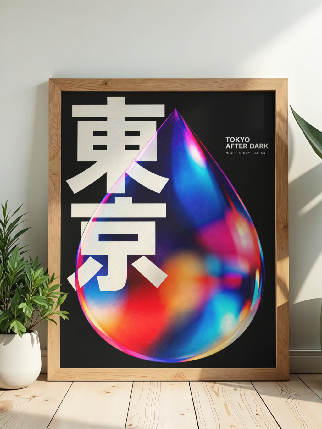 Affiche Tokyo After Dark – Black Edition