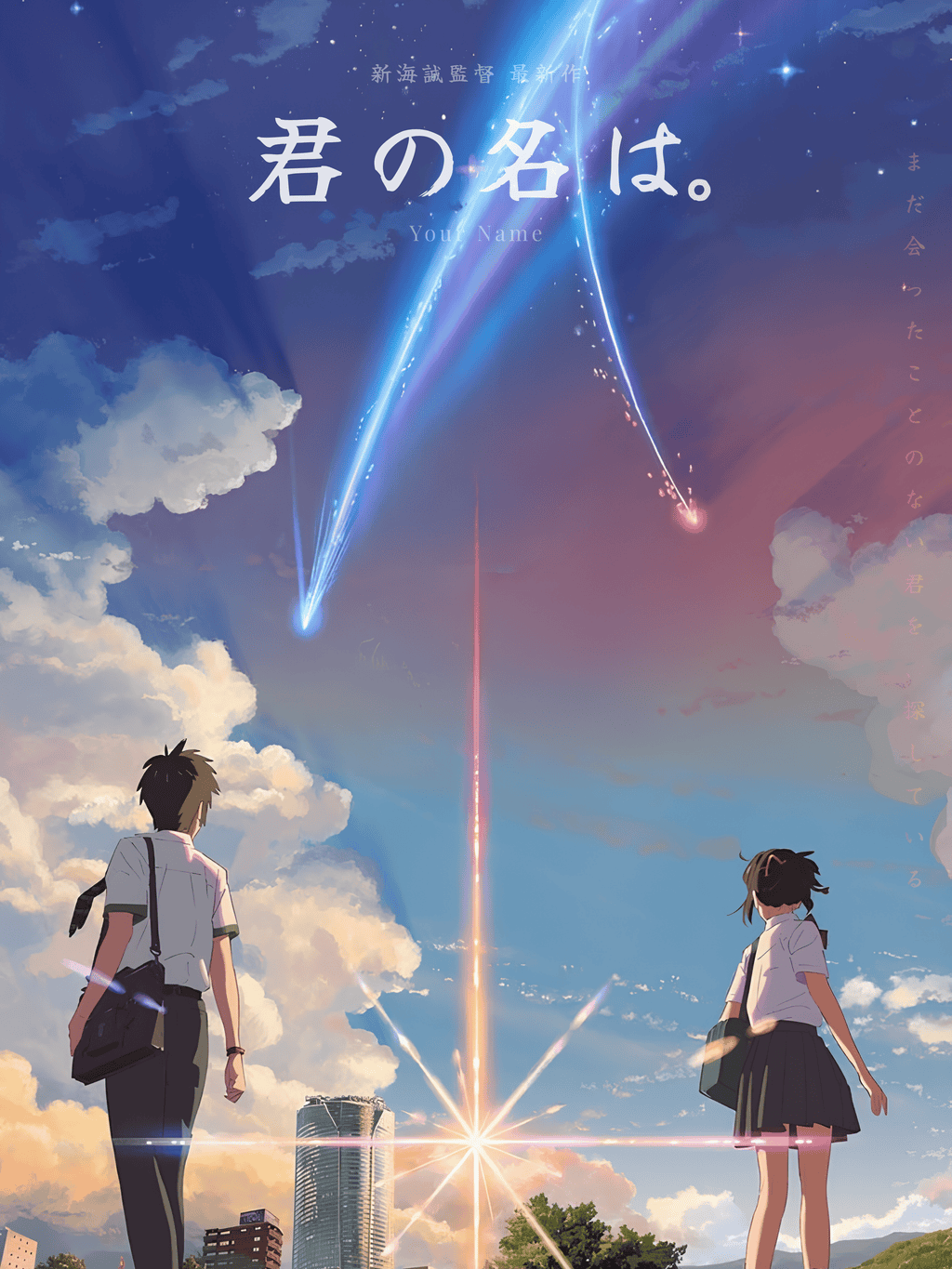 YOUR NAME — Affiche japonaise