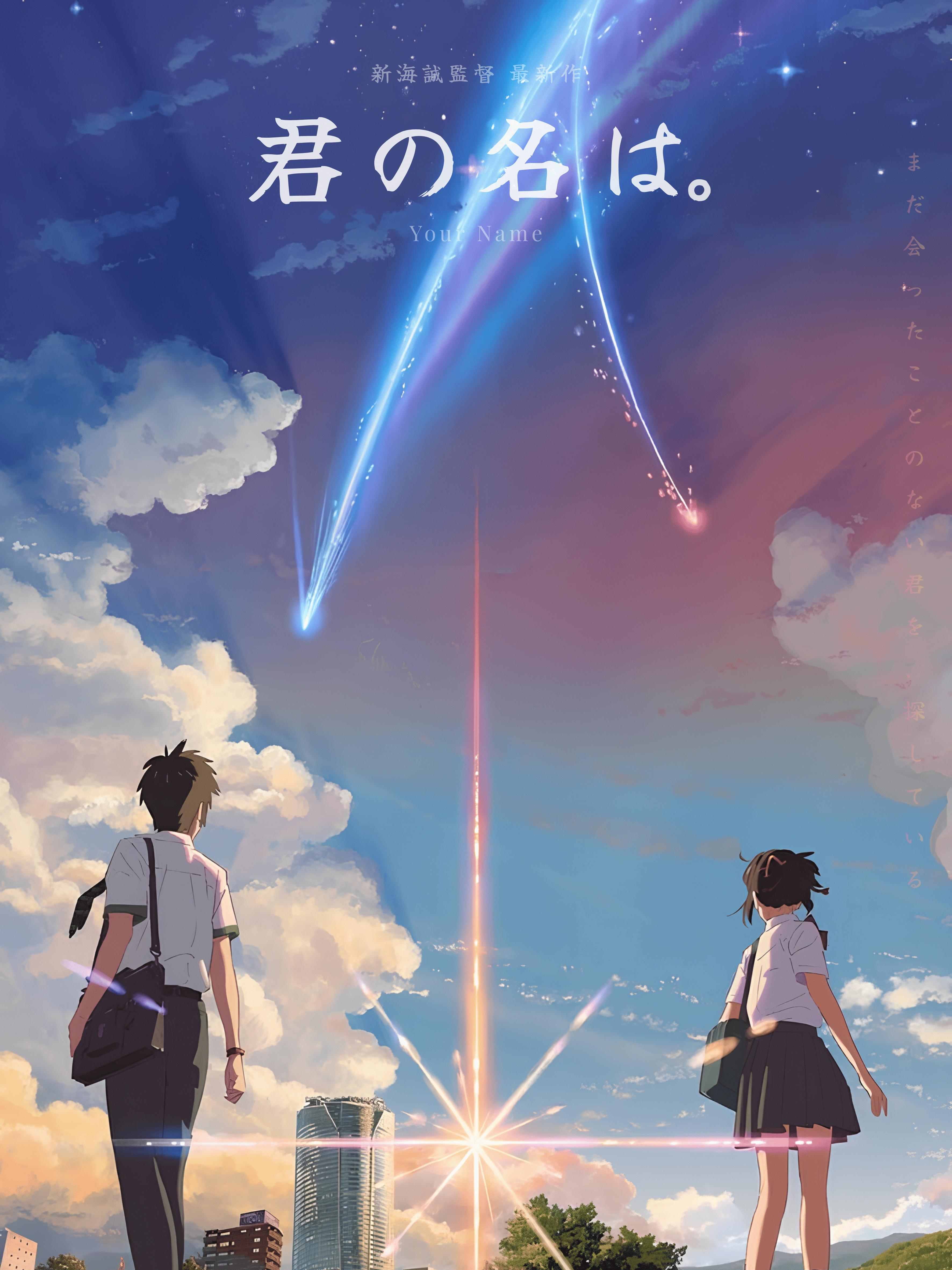 YOUR NAME — Affiche japonaise