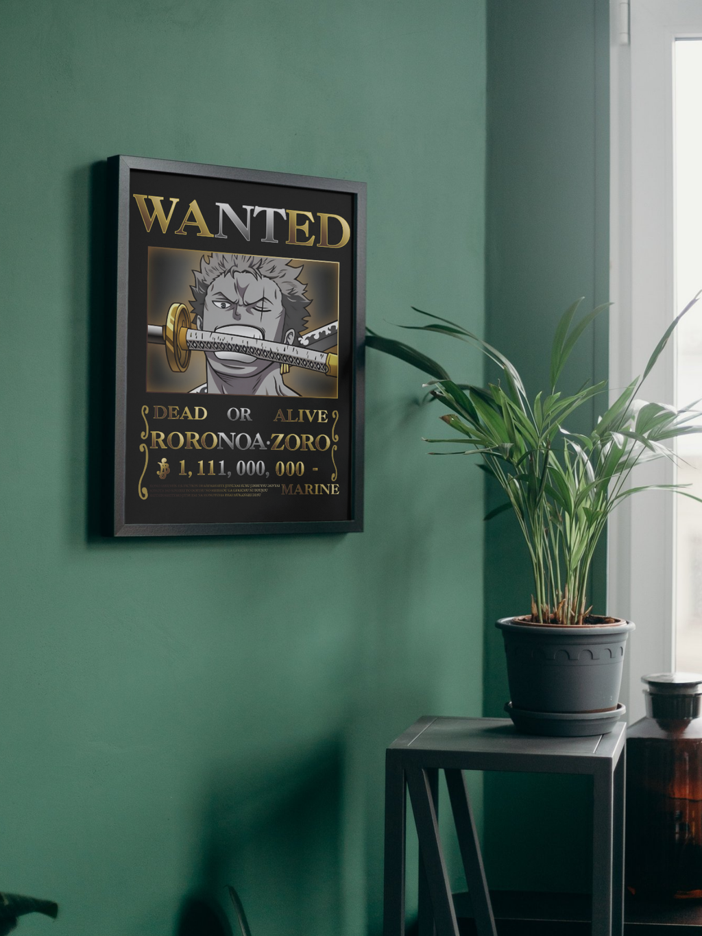 Affiche Wanted — Roronoa Zoro