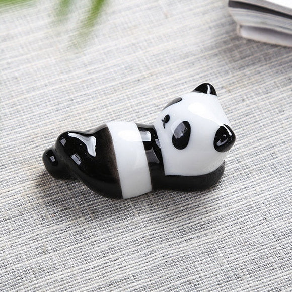 Repose-baguettes panda en porcelaine – Accessoire de table japonais mignon