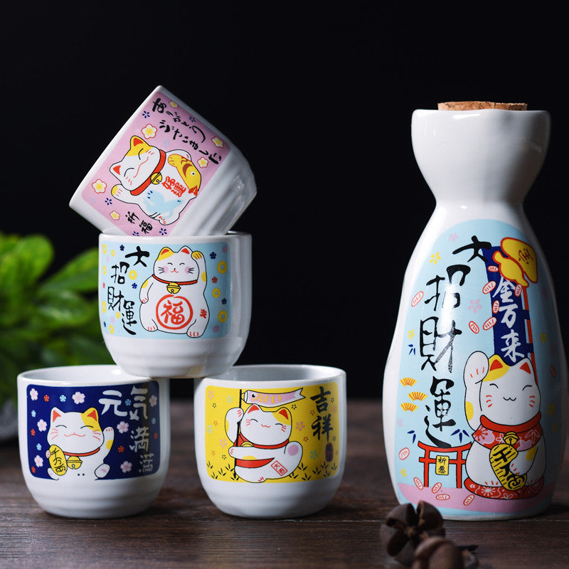 Set à saké japonais en céramique – 8 modèles traditionnels